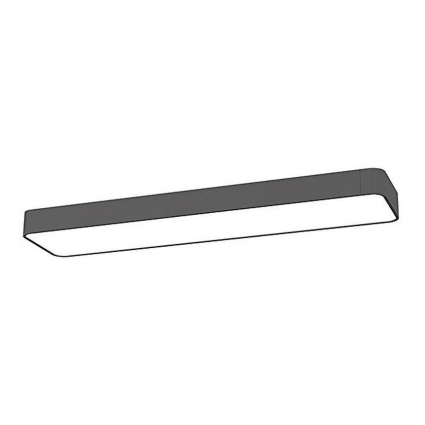 Потолочный светильник Nowodvorski Soft Ceiling Led 90x20 7531 в современном стиле, цвет графит