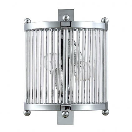 Настенный светильник Crystal Lux Tadeo AP2 Chrome/Transparente цвет хром, мощность 80 Вт