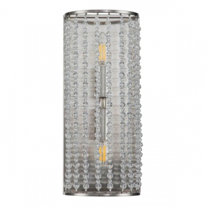 Настенный светильник Indigo Ballo 12004/2W Nickel V000277 в стиле модерн, цвет никель