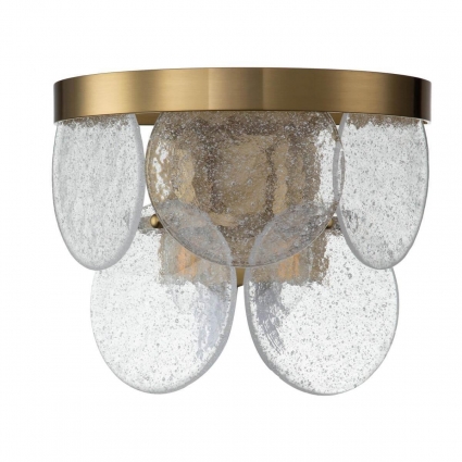 Настенный светильник Indigo Bianco 12018/2W Brass V000014 в стиле модерн, цвет латунь