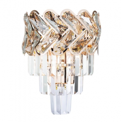 Настенный светильник Arte Lamp Aisha A1025AP-2GO в классическом стиле, цвет золотой