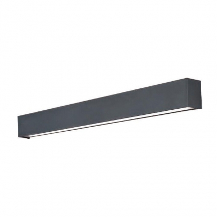 Настенный светильник Nowodvorski Straight Wall Led L 7560 в современном стиле, цвет графит