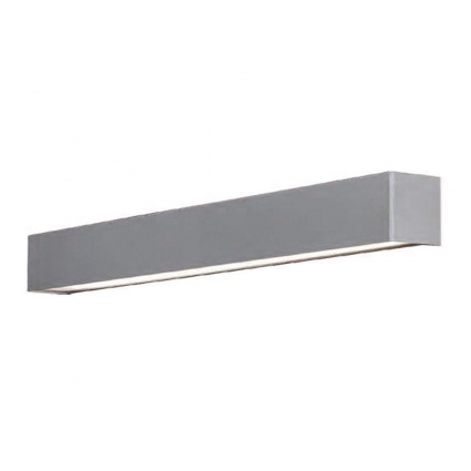 Настенный светильник Nowodvorski Straight Wall Led L 7563 в современном стиле, цвет серебро