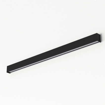 Настенный светильник Nowodvorski Straight Wall Led L 7595 в современном стиле, цвет черный