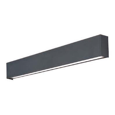Настенный светильник Nowodvorski Straight Wall Led S 7562 в современном стиле, цвет графит