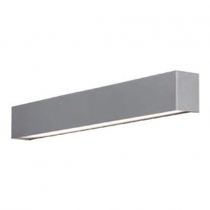Настенный светильник Nowodvorski Straight Wall Led S 7565 в современном стиле, цвет серебро