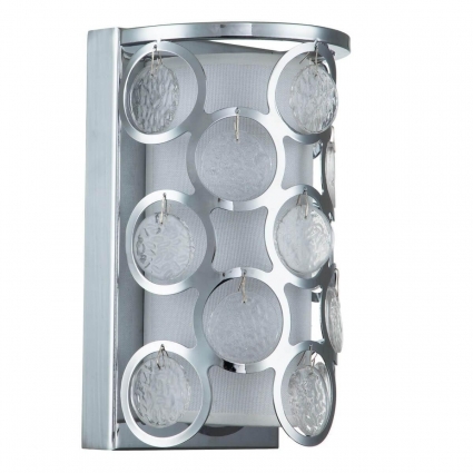 Настенный светильник Indigo Monile 13010/1W Nickel V000213 в стиле модерн, цвет никель