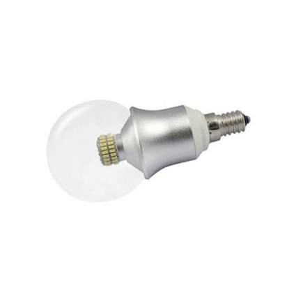 Лампа светодиодная Arlight E14 6W 6000K прозрачная CR-DP-G60 6W White 015990 цвет прозрачный, мощность 12 Вт