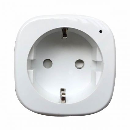 Розетка Wi-Fi 2К+З IMEX 16A белая SML-211 WH цвет белый, мощность 3520 Вт