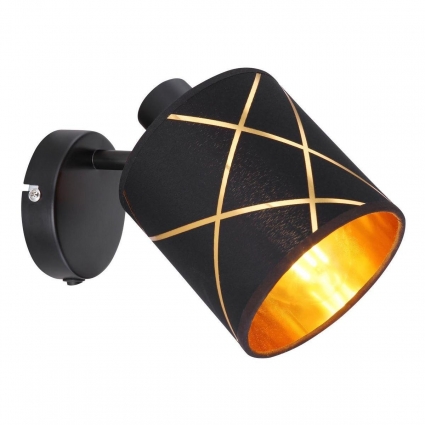 Спот Globo Bemmo 15431-1 в стиле модерн, цвет черный, мощность 25 Вт