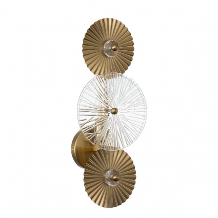Бра Indigo Miele 12021/A/1W Brass V000022 в стиле модерн, цвет латунь