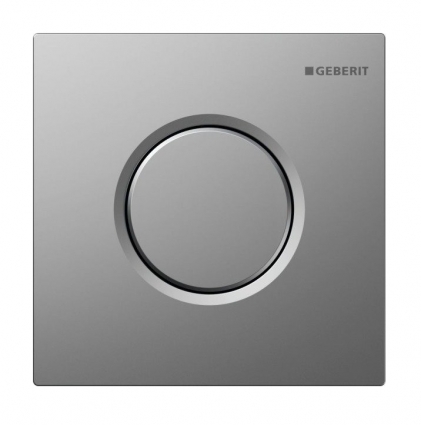 Ручной пневмопривод смыва Geberit Sigma 01 для писсуара (хром матовый) механическая