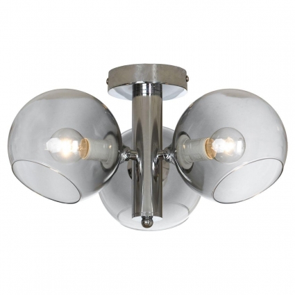 Потолочная люстра Lussole Lgo Gresham LSP-8371CH в стиле лофт, цвет серый