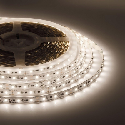 Светодиодная лента Apeyron 14,4W/m 60LED/m 2835SMD теплый белый 20M 00-115, цвет белый, мощность 288 Вт