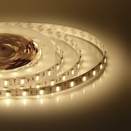 Светодиодная лента Apeyron 14,4W/m 60LED/m 5050SMD холодный белый/теплый белый 5M 00-116, цвет белый, мощность 72 Вт