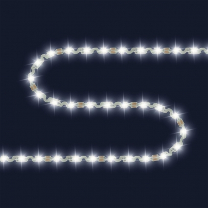 Светодиодная лента Apeyron 4,8W/m 60LED/m 2835SMD дневной белый 10M 00-132, цвет белый, мощность 48 Вт