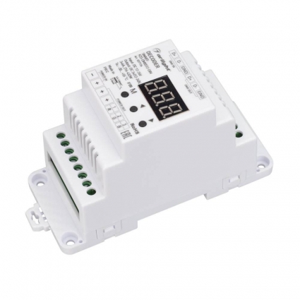 Декодер Arlight Smart-K23-DMX512-DIN 027126 цвет белый, мощность 432 Вт