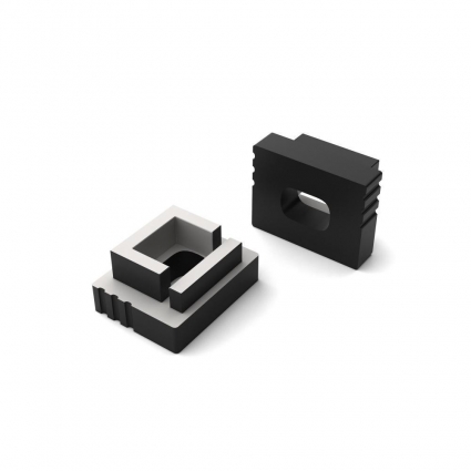 Набор заглушек Arlight SL-Mini-8-H6 Black с отверстием 030527, цвет черный