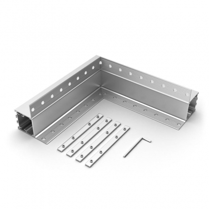 Коннектор L-образный внутренний Arlight SL-Linia32-Fantom-Edge 030100 цвет серый