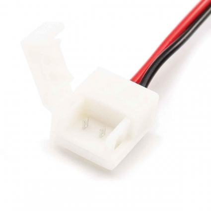 Коннектор для одноцветной светодиодной ленты 3528/2835 Apeyron 12/24V (2 шт.) 09-13 цвет белый