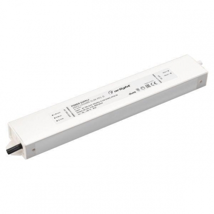 Блок питания Arlight ARPV-LG24080-Slim-PFC-D 24V 80W IP67 3,3A 031721, цвет серый