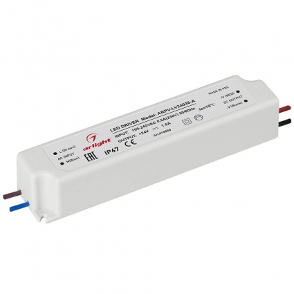 Блок питания Arlight ARPV-LV24035-A 24V 35W IP67 1,5A 018980(1), цвет белый