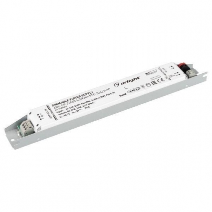 Блок питания Arlight ARV-SP-24060-Linear-Pfc-Dali2-PD 24V 60W IP20 2,5A 025595(2), цвет серый