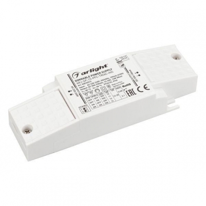 Драйвер Arlight ARJ-SP-15-PFC-Triac-INS 12-20V 14W IP20 0,5-0,7A 028187(1), цвет белый