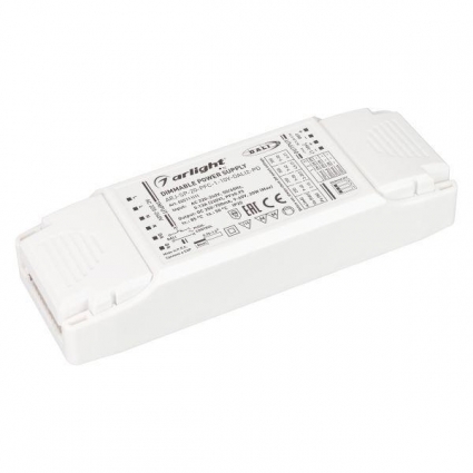 Драйвер Arlight ARJ-SP-20-PFC-1-10V-Dali2-PD 9-60V 20W IP20 0,25-0,7A 025111(1), цвет белый