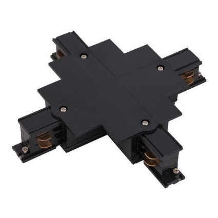 Коннектор X-образный Nowodvorski Ctls Power 8680 в современном стиле, цвет черный