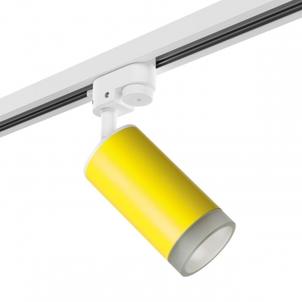 Трековый светильник Lightstar Rullo (214433+592056+202430) R1T43330 в стиле Хай-тек, цвет желтый