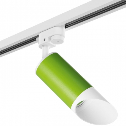 Трековый светильник Lightstar Rullo (214434+592056+201436) R1T43436 в стиле Хай-тек, цвет зеленый