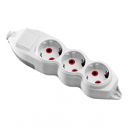 Колодка Mono Electric Orion 3гн с/з 150-010000-310 цвет белый