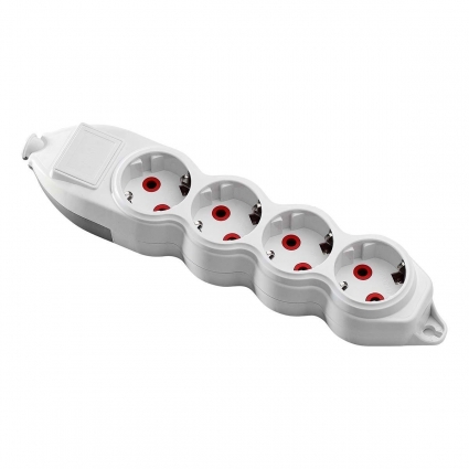 Колодка Mono Electric Orion 4гн с/з 150-010000-410 цвет белый
