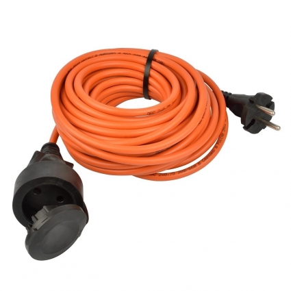 Удлинитель Uniel 1гн х 10м б/з UG /UCK-1N/2x1,00/10M/O IP44 Orange UL-00009861, цвет оранжевый, мощность 1300 Вт