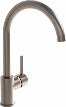 Смеситель для кухни VitrA Minimax S A4209134EXP матовый никель однорычажный, сталь