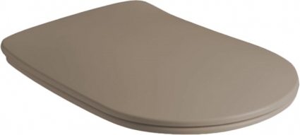 Крышка-сиденье Kerasan Nolita 539181 nocciola mat, с микролифтом, овальная