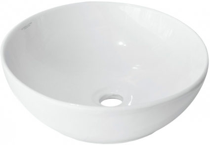 Раковина Sanita luxe Art slim 40 круглая, цвет белый