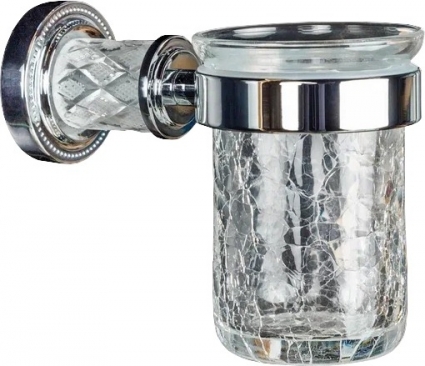 Стакан Boheme Murano Cristal 10904-CRST-CH хром в стиле ретро