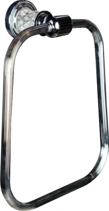 Полотенцедержатель Boheme Murano Cristal 10905-CRST-CH хром подвесной,  в стиле ретро