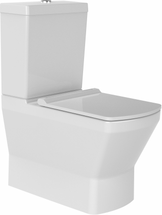 Унитаз-компакт Bien Neptun NPKD06301VP1W5SZ0 с функцией биде, белый, прямоугольный, 35x63 см
