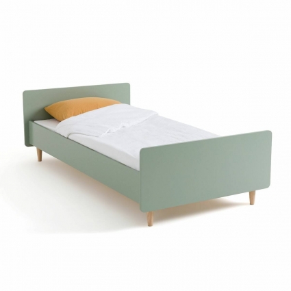 Кровать детская с кроватным основанием La Redoute Zag 90x190 зеленого цвета, без ящиков