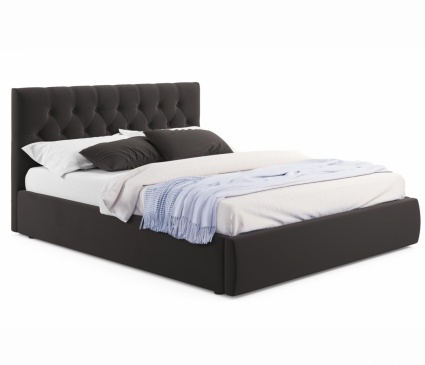 Кровать MYROOM Family Verona 180х200 с подъемным механизмом коричневого цвета, с изголовьем, с ящиком для хранения