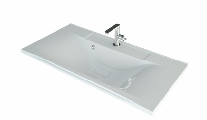Раковина Stella Polar Madera Milen 100  прямоугольная, цвет белый