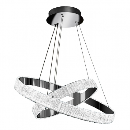 Подвесной светодиодный светильник iLedex Crystal ice MD7212-60A CR с диммером