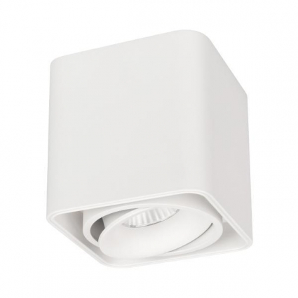 Потолочный светодиодный светильник Arlight SP-Cubus-S100x100-8W Day4000 036048 в современном стиле, цвет белый