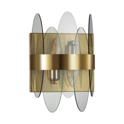 Настенный светильник Lumion Meredith 5268/2W в стиле модерн, цвет латунь