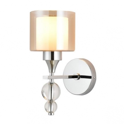 Бра Omnilux Aprica OML-70801-01 в стиле модерн, цвет хром, мощность 60 Вт