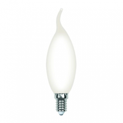 Лампа светодиодная филаментная Volpe E14 7W 3000K матовая LED-CW35-7W/3000K/E14/FR/SLF UL-00008338 цвет матовый, мощность 9 Вт