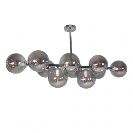 Подвесная люстра Kink Light Сида 07508-10А,02(16), цвет дымчатый, мощность 100 Вт